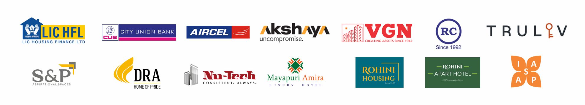 Logos of billion-dollar clients of ideas to reach seo company chennai, India