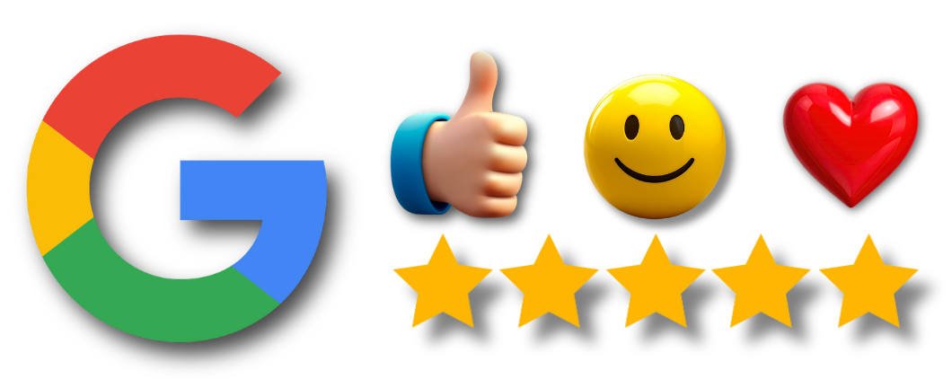 An image with Google 5 stars, like and love icon buttons with a CTA button linking to ideas to reach seo agency chennai